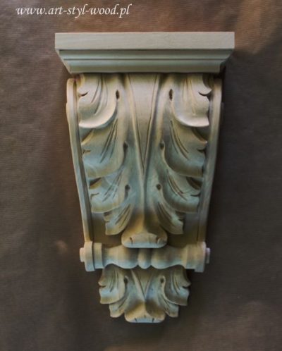 kroksztyn drewniany, drewniany korbel, drewniane ozdoby do mebli kuchennych, ozdobny wspornik drewniany, kapitel drewniany, dekor do stylizowanych kuchni, ornament meblowy, kroksztyn drewniany, korbel drewniany, kapitel drewniany, wspornik drewniany, ozdobny wspornik, wspornik pod okap, rzeźbiony wspornik,