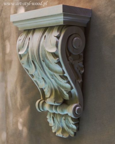 kroksztyn drewniany, drewniany korbel, drewniane ozdoby do mebli kuchennych, ozdobny wspornik drewniany, kapitel drewniany, dekor do stylizowanych kuchni, ornament meblowy, kroksztyn drewniany, korbel drewniany, kapitel drewniany, wspornik drewniany, ozdobny wspornik, wspornik pod okap, rzeźbiony wspornik,