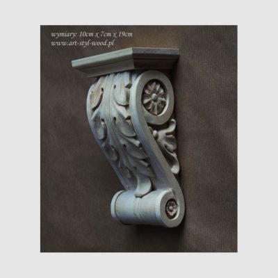 kroksztyn drewniany, drewniany korbel, drewniane ozdoby do mebli kuchennych, ozdobny wspornik drewniany, kapitel drewniany, dekor do stylizowanych kuchni, ornament meblowy, kroksztyn drewniany, korbel drewniany, kapitel drewniany, wspornik drewniany, ozdobny wspornik, wspornik pod okap, rzeźbiony wspornik,